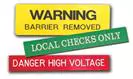 Laser Engraved Plastic Tags