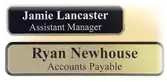 Laser Engraved Plastic Name Tags