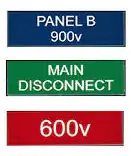 Plastic Tags Engraved